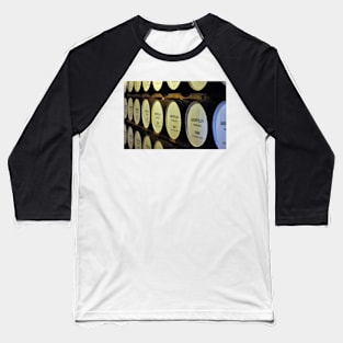 Whisky barrels at a distillery in the highlands of Scotland Baseball T-Shirt